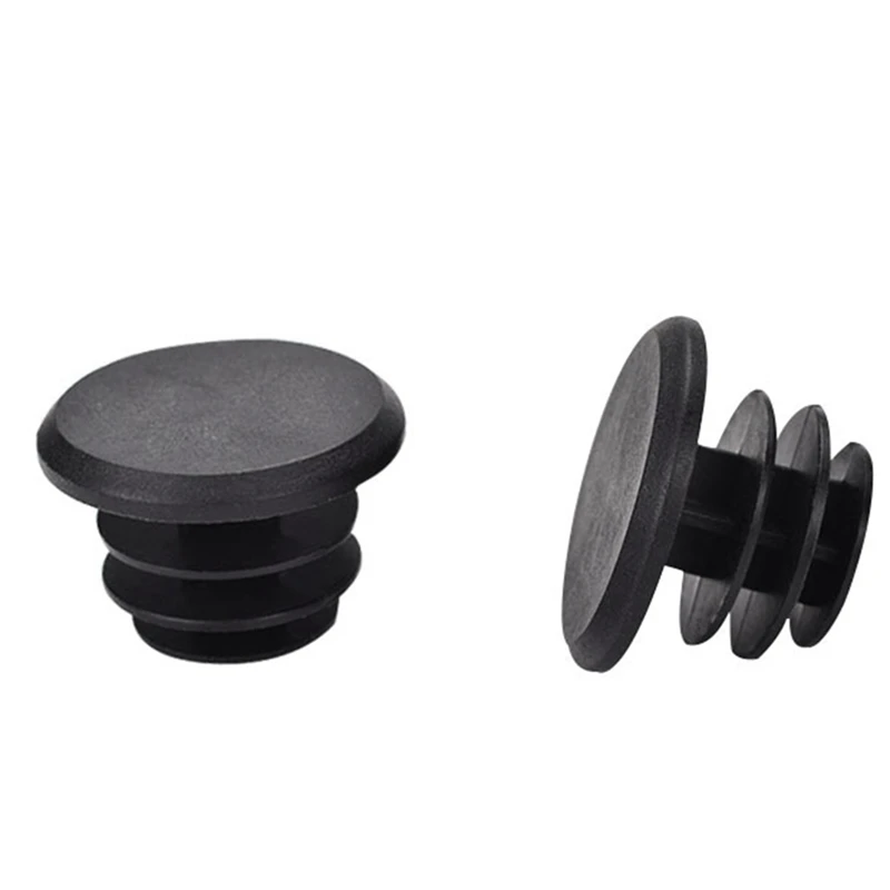 Plástico Handlebar End Plug para Mountain Bike, bicicleta Handlebar Caps, Bar End Stoppers, MTB Road, 50Pcs