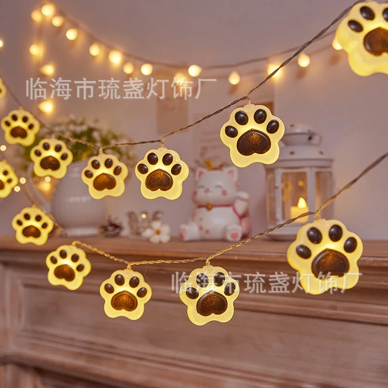 Sanrio Accessories Led String Lights Outdoor Hello Kitty Claw Light String Christmas Tree Room Decoration Night Lamp Kid Toy