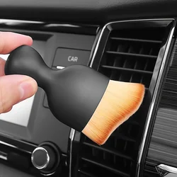 Brosse Artificielle pour Livres d'Nikde Voiture, Nettoyeur de Climatisation, Outil de Dépoussiérage des Crevasses