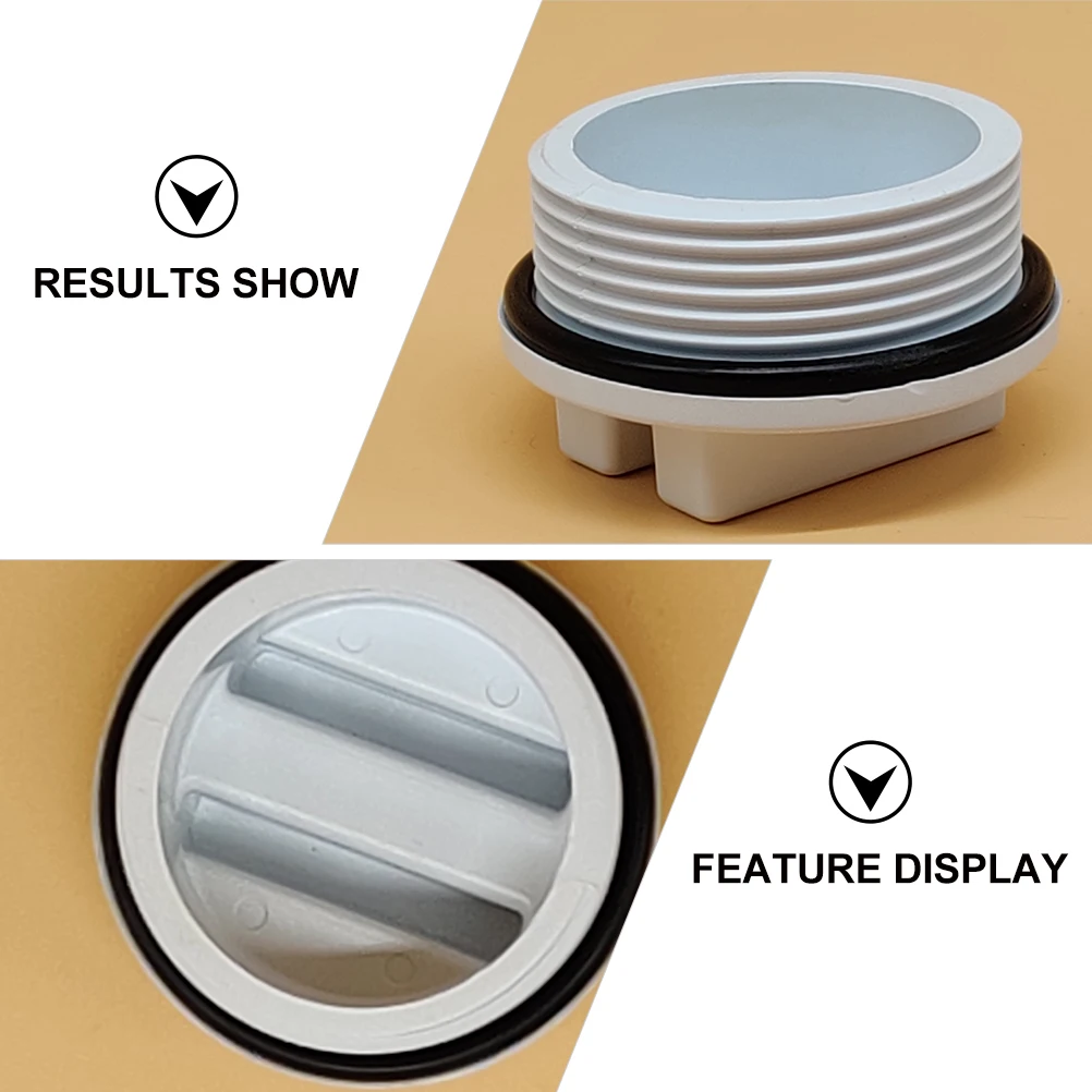 

2PCS Drain Plug Accessories High-Quality Plastic Winterizing Fitting Ideal Above-Ground In-Ground Pools Prevent Damage Plumbing