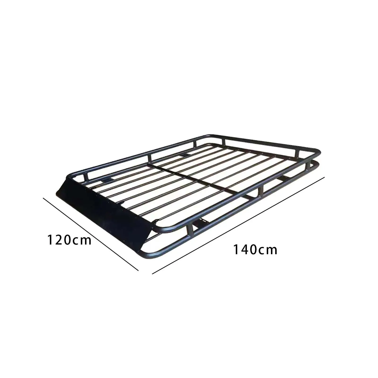 Roof Rack Basket Strong Load Bearing Vehicle Easy to Install High Strength Black Rooftop Cargo Carrier Car Top Luggage Holder