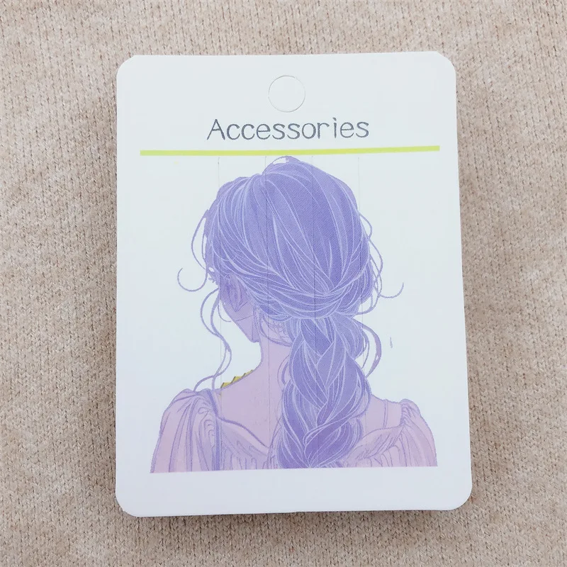 50 قطعة أزياء المرأة عودة عرض ورقة بطاقة إكسسوارات الشعر عرض بطاقة مشبك شعر بطاقة التعبئة والتغليف مشبك شعر شارة سعر التجزئة