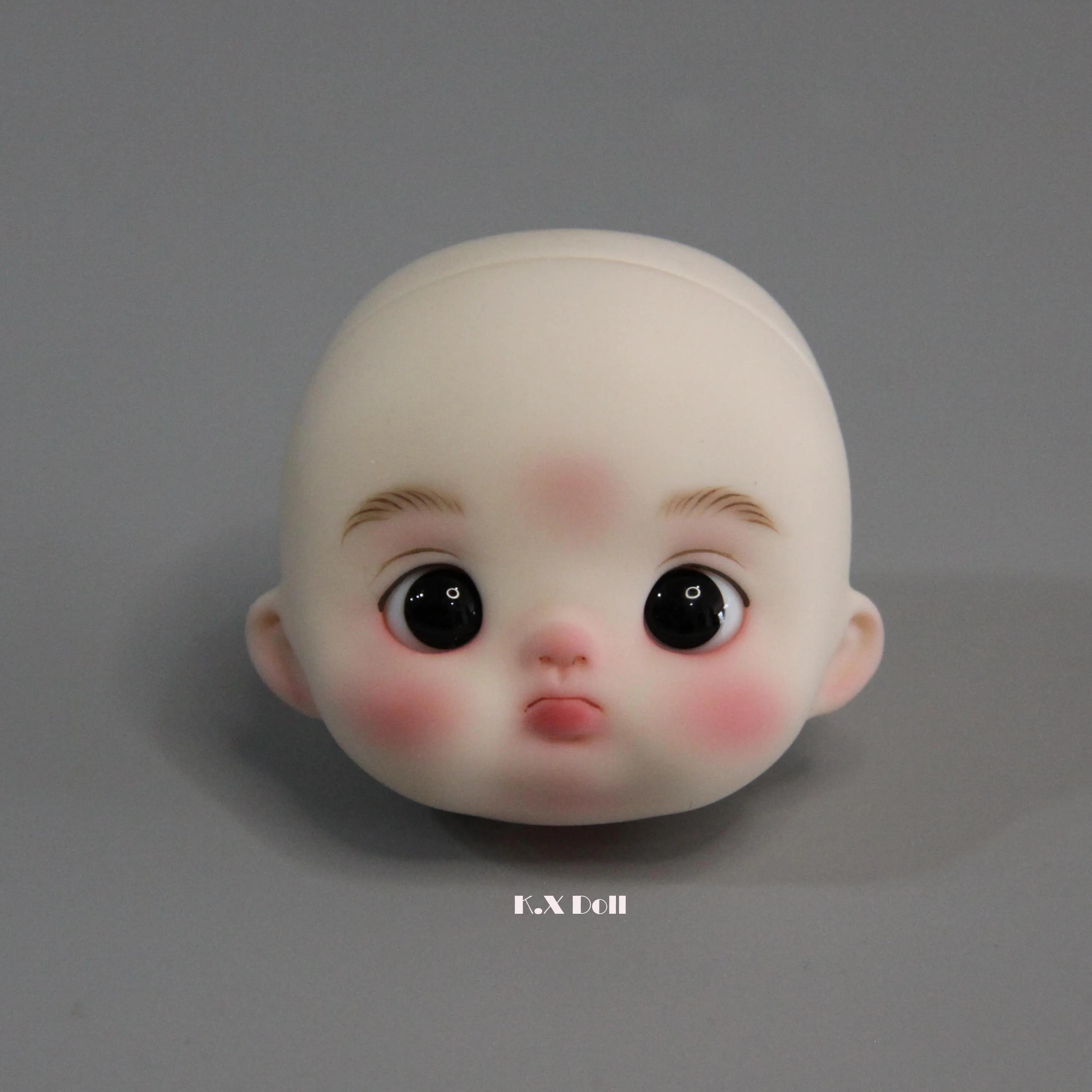 ใหม่2024ตุ๊กตา Ob11 kxdoll ตาเคลื่อนย้ายได้หัวเปลือยพร้อมการแต่งหน้าหัวเรซินตุ๊กตาเปลือย12คะแนน BJD