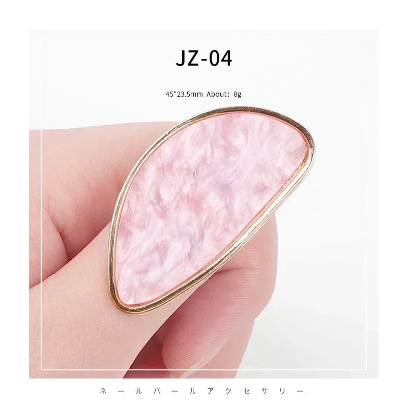 1Pc nouvelle résine pierre Nail Art Palette bague faux ongles conseils dessin couleur mélange affichage bricolage manucure vernis Gel outil