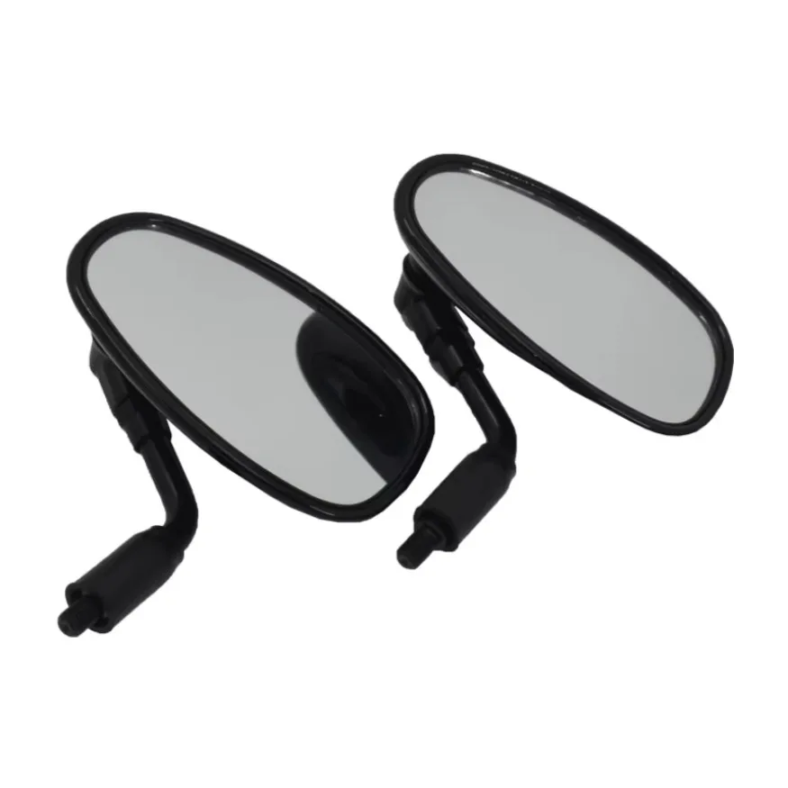 10mm Universal Vintage Oval Motorcycle Back Rearview Mirror Fit for Prince Suzuki GV300S 1SET