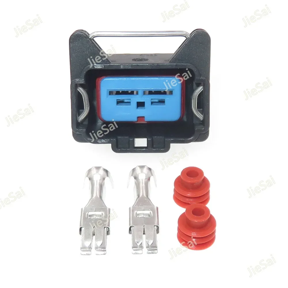 2 Pin 93BG-14489-KBA Automotive Waterproof Connector Car Water Tank Electronic Fan Plug For Ford