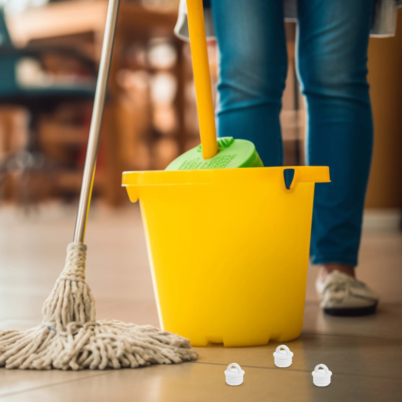 

3pcs Mop Bucket Drain Plug Replacement Hole Covers Rubber Stopper Water Outlet Cover Leak Proof Durable Plugs Stable Material