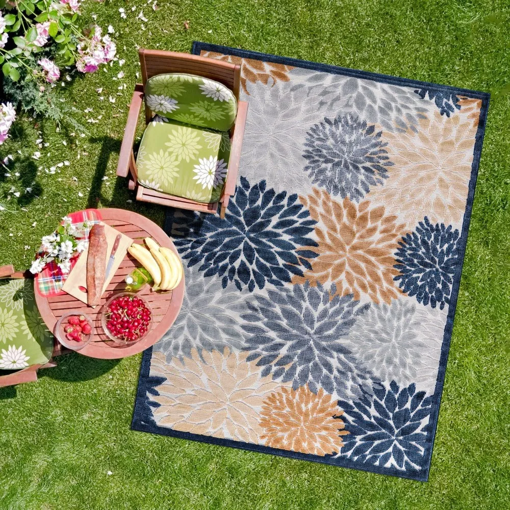 

Outdoors Mats,Indoor/Outdoor Rug, Easy-Cleaning Non-Shedding Living Room, Washable Outside Carpet, Large Floor Mats