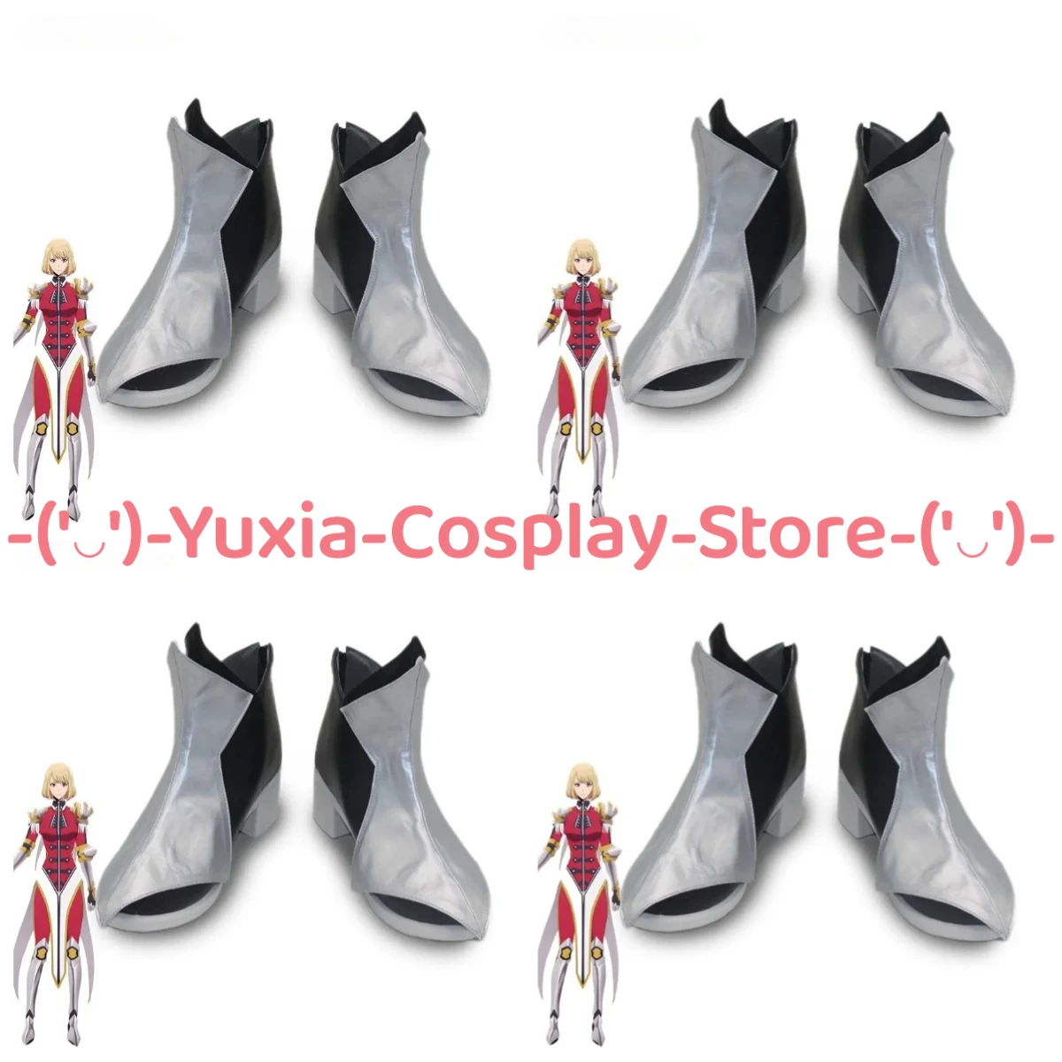 Yuxiacosplay! Solo Leveling Cha Hae In Cosplay Shoes Anime Game Character Prop PU Leather Boots Halloween Carnival Party Costume