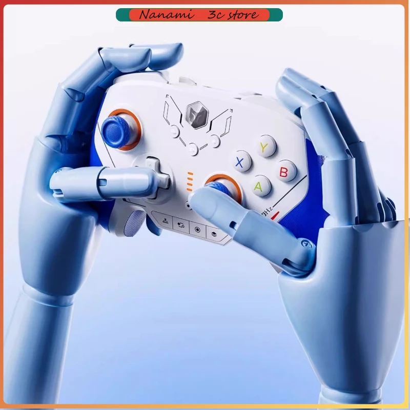 

Новые беспроводные Bluetooth-геймпады BIGBIGWON Blitz 2 TMR Star Flash с соматосенсорным управлением 2000 Гц для NS, ПК, Steam, игровые подарки