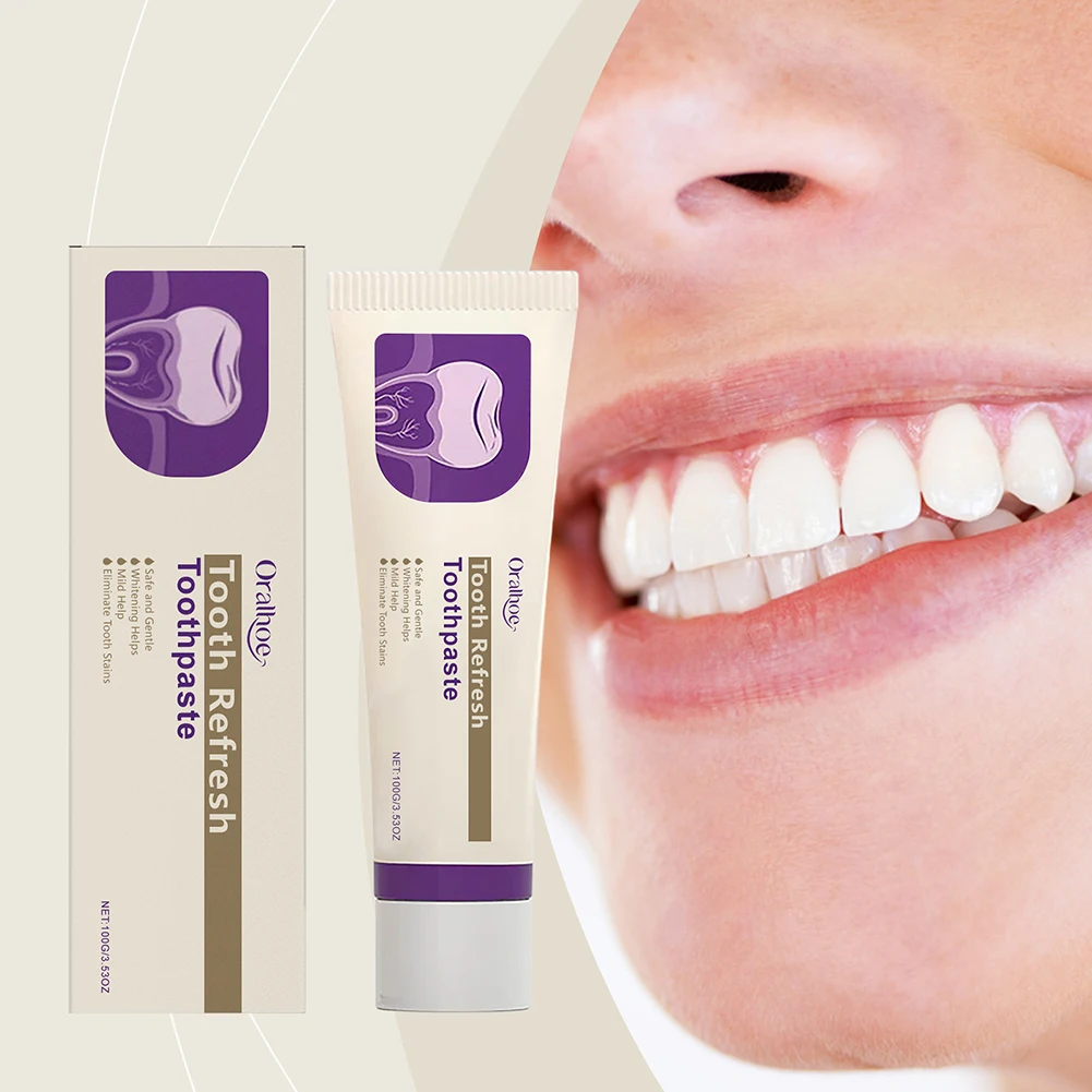 

100g 치약,Toothpaste,Bright Teeth Gentle Cleansing Toothpaste Natural Oral Care Fresh-Breath Prevent Tooth Loss Formulas Paste