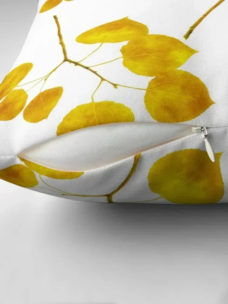 Aspen Leaves Throw Pillow Elastic Cover For Sofa Pillows Aesthetic Decorative pillowcase Sofa Covers For Living Room pillow