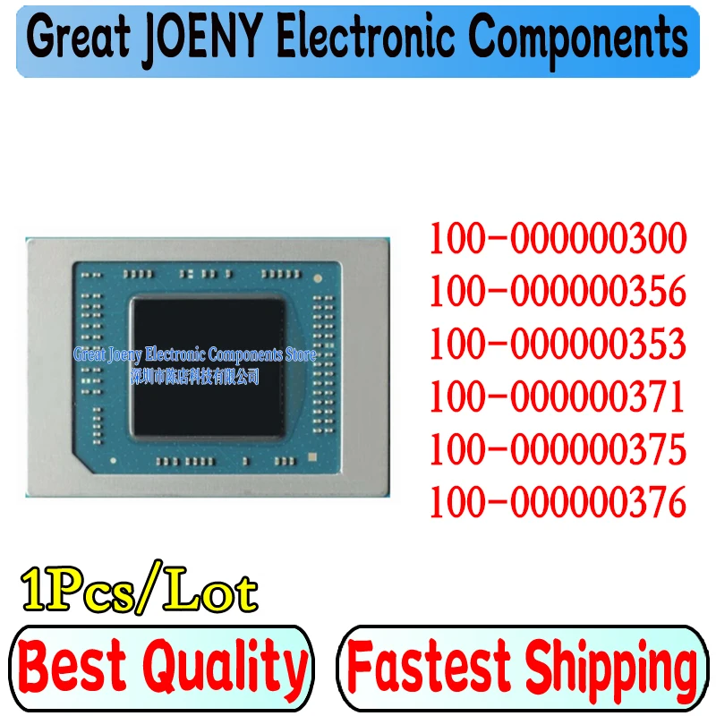 1pcs 100% New 100-000000300 100-000000353 100-000000356 100-000000371 100-000000375 100-000000376 BGA Chipset