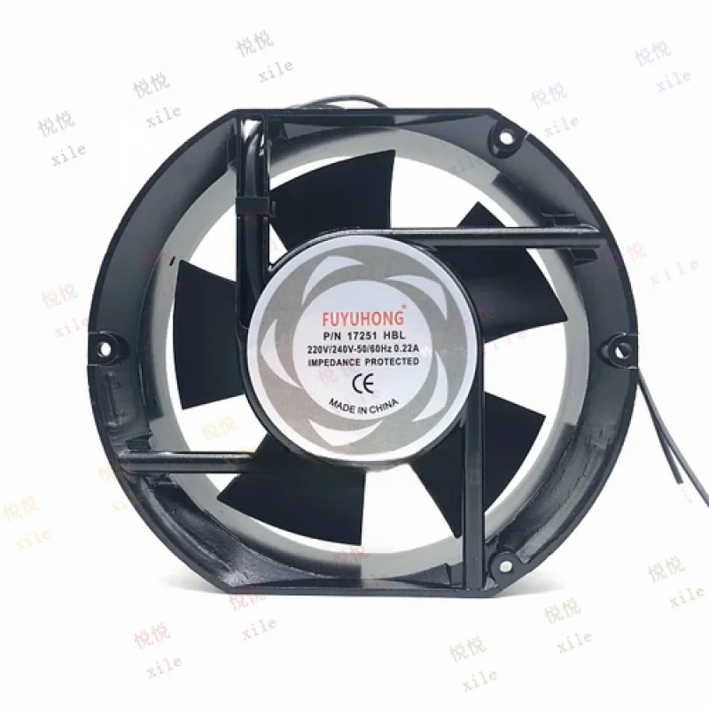 

L L for FUYUHONG P/N 17251HBL 220/240V 0.22A 17CM 17251 AC Blower Cabinet Fan