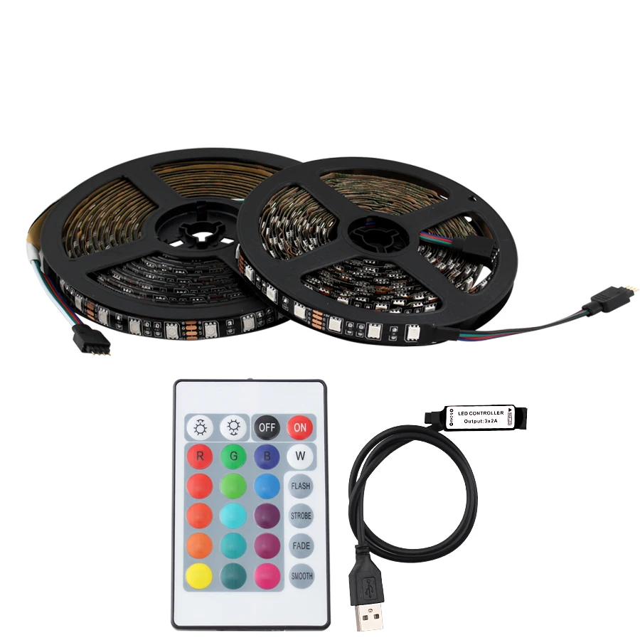 5V RGB LED Strip Light,USB 5 V PC TV Backlight,5050 50cm - 5 M 5 V Volt USB Led Strip,RGB Lights Lamp Tape Diode Ribbon