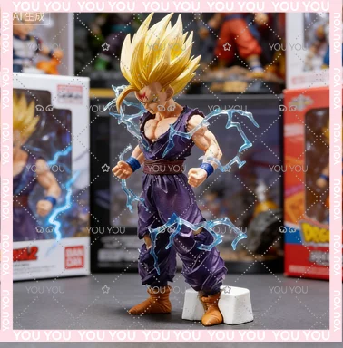 

Фигурка аниме-персонажа Dragon Ball, 24 см/9,45 дюйма, Супер Сайян 2 Сон Гохан, коллекционная модель из ПВХ, настольное украшение, игрушка, подарок