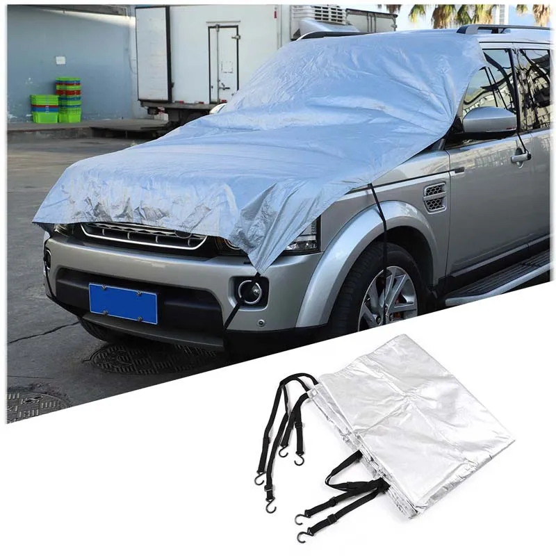 

For 10-16 Land Rover Discovery 4 snow and sun protection front windshield sunshade four seasons universal polyester taffeta