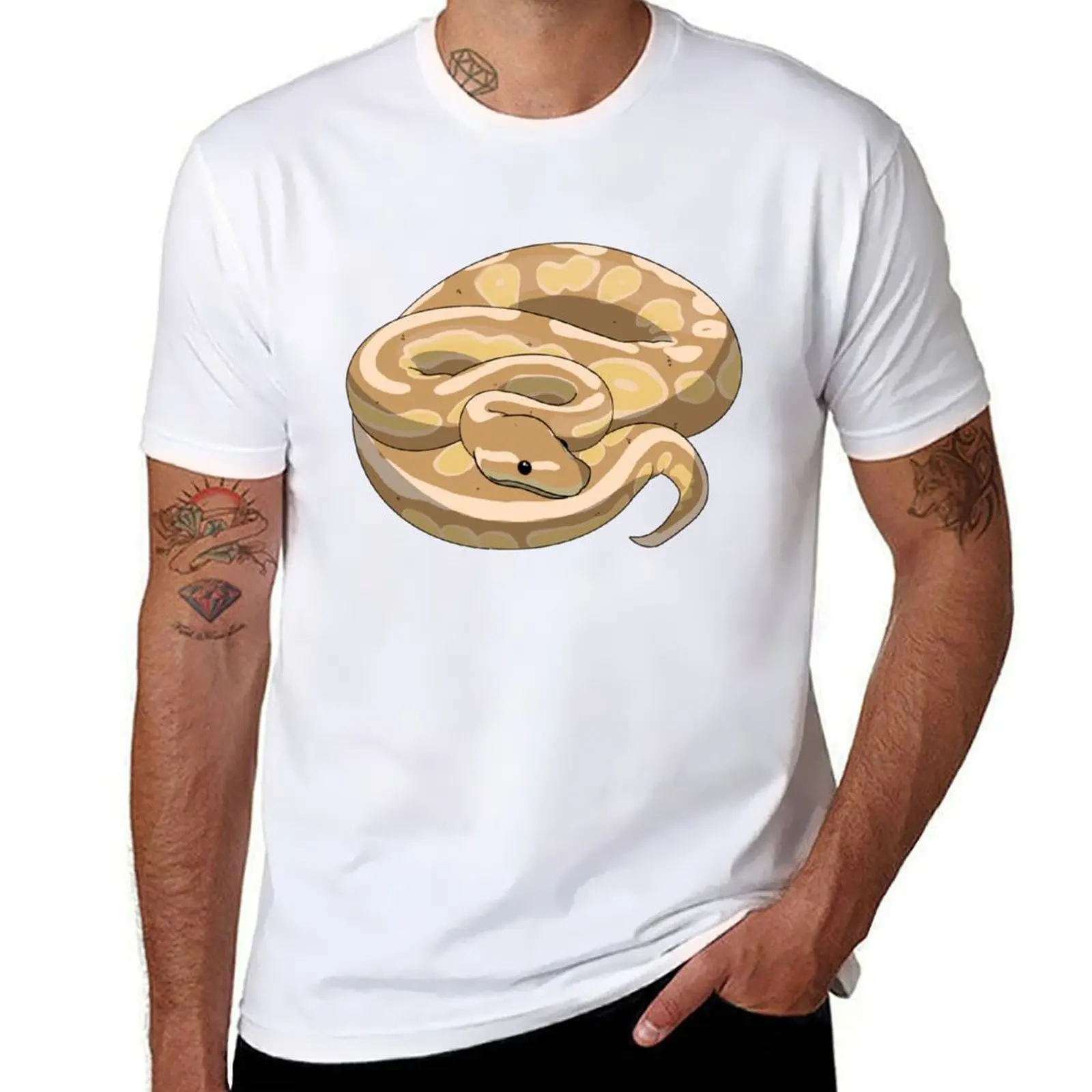 Ball python juvenile coral glow morph T-Shirt cute tops boys whites luxury t-shirt mens funny t shirts