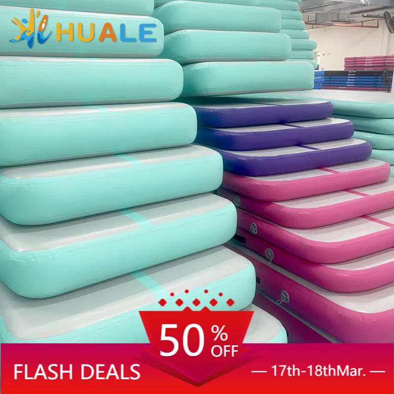 Factory OEM 50010020cm High Performance 5m PVC Waterproof Inflatable Air Track for Gym Athletes Training