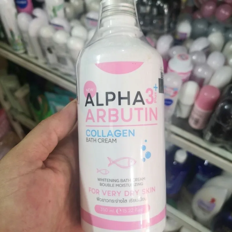 SỮA TẮM DƯỠNG TRẮNG DA Alpha Arbutin 3+ Plus Collagen, Trắng Hồi Và Săn Chắc Hơn. Ngăn Chặn Phục Đen Sạm Và Không Đều Màu