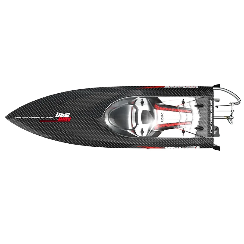 UDI RC UDI022 Brushless Carbon Fiber Large Remote Control Speedboat For Adults 25 Inch High-speed 30mph 50km/h Alloy Steel Toys