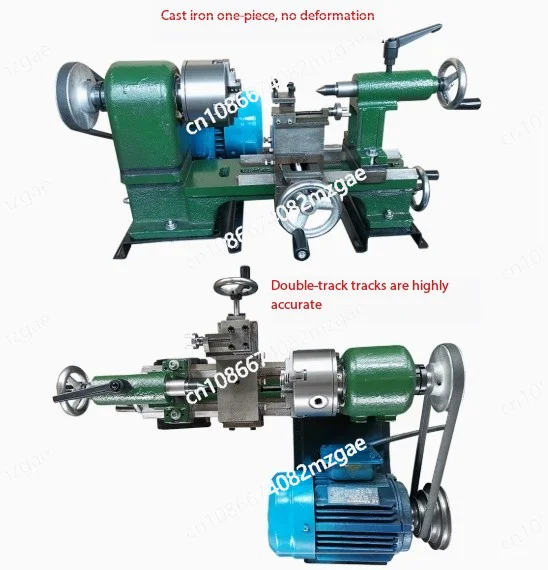 Desktop Personal Home DIY,Miniature Instrument Small Lathe, Metal Metalworking Lathe