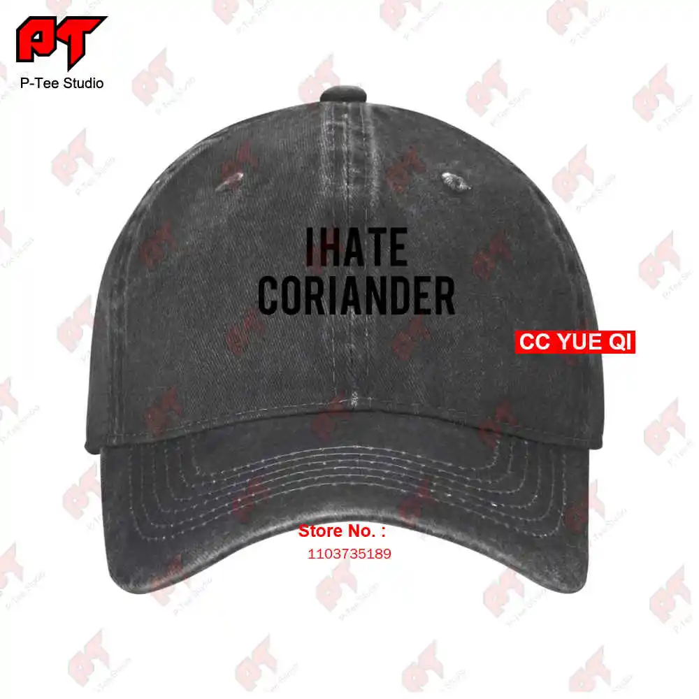 I Hate Coriander Baseball Casquettes, Truck Cap, Ihatecoriander, 85G8