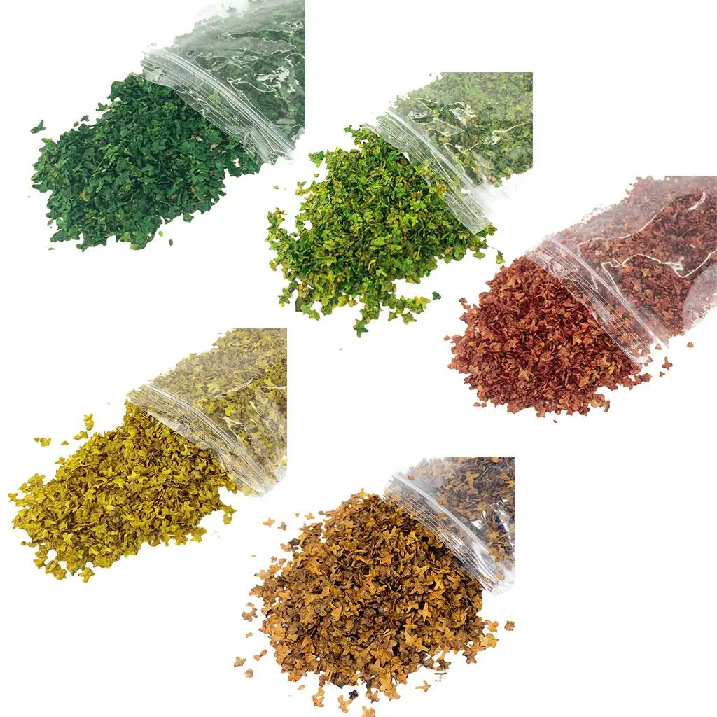 Accessoires de scène 33ml, Architecture de feuilles, Micro feuilles de paysage pour décor de bonsaï