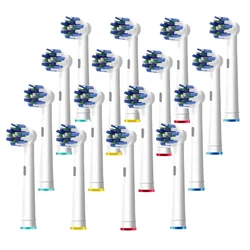 EB50 Brush Heads Cross Action 16 Degree Angle Spare Dental Nozzles for Oral B Electric Toothbrush D12/D16/DB4010/DB4510