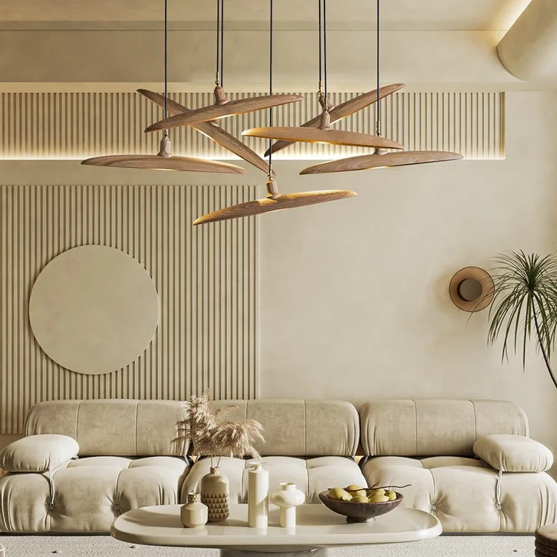 Nordic Walnut Environmental Series LED 2026 Chandelier Indoor Lighting Hanging Lamp For Dining Room