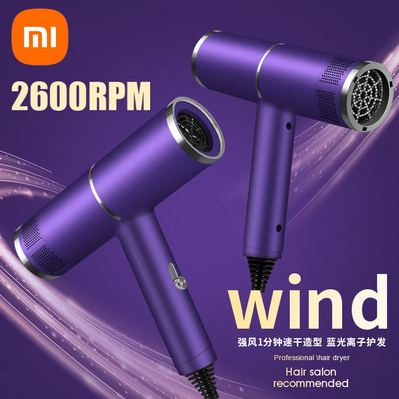 Xiaomi Hair Dryer Negative Ionic Blower Low Noise High-speed Electricturbine Drier Constant Temperature Quickdrying Hair Dryer