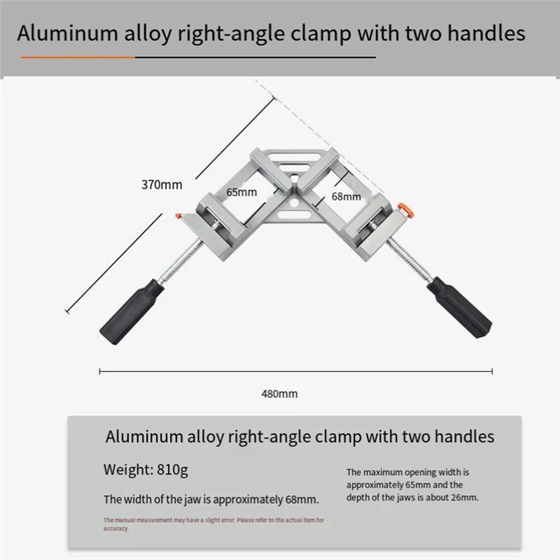 【Alleen vandaag!】Bilderijframe hoekklem haakse klem voor glazen aquariums, stalen buizen, fotolijsten