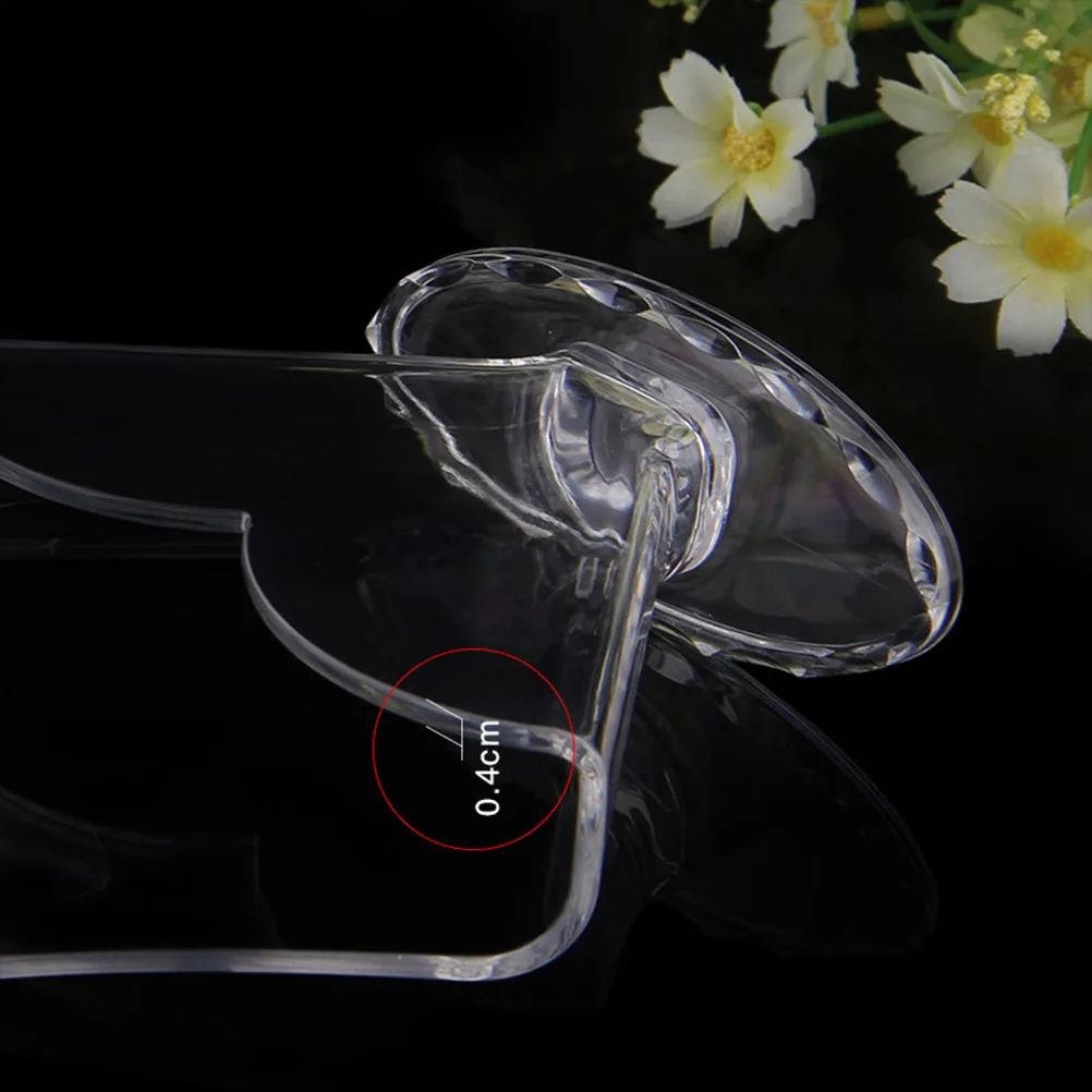 

2pc Acrylic Tissue Boxes Vertical Paper Towel Holders Thick Transparent Square Napkin Holder For Home Hotel Use Large Small