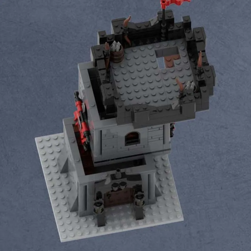 Bloques de Construcción de Castillo Medieval, Modelo de Torre de Vigilancia del Señor, Tecnología Modular, Regalos, Juguetes de Navidad, Sets de Bricolaje, Ensamblaje