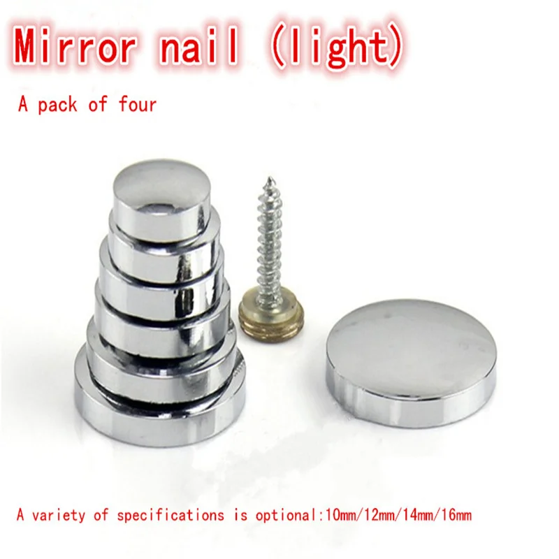 

Advertising nails mirror nails decorative caps glass acrylic tile mirror fixing nails self-tapping screws cover ugly cap buckle