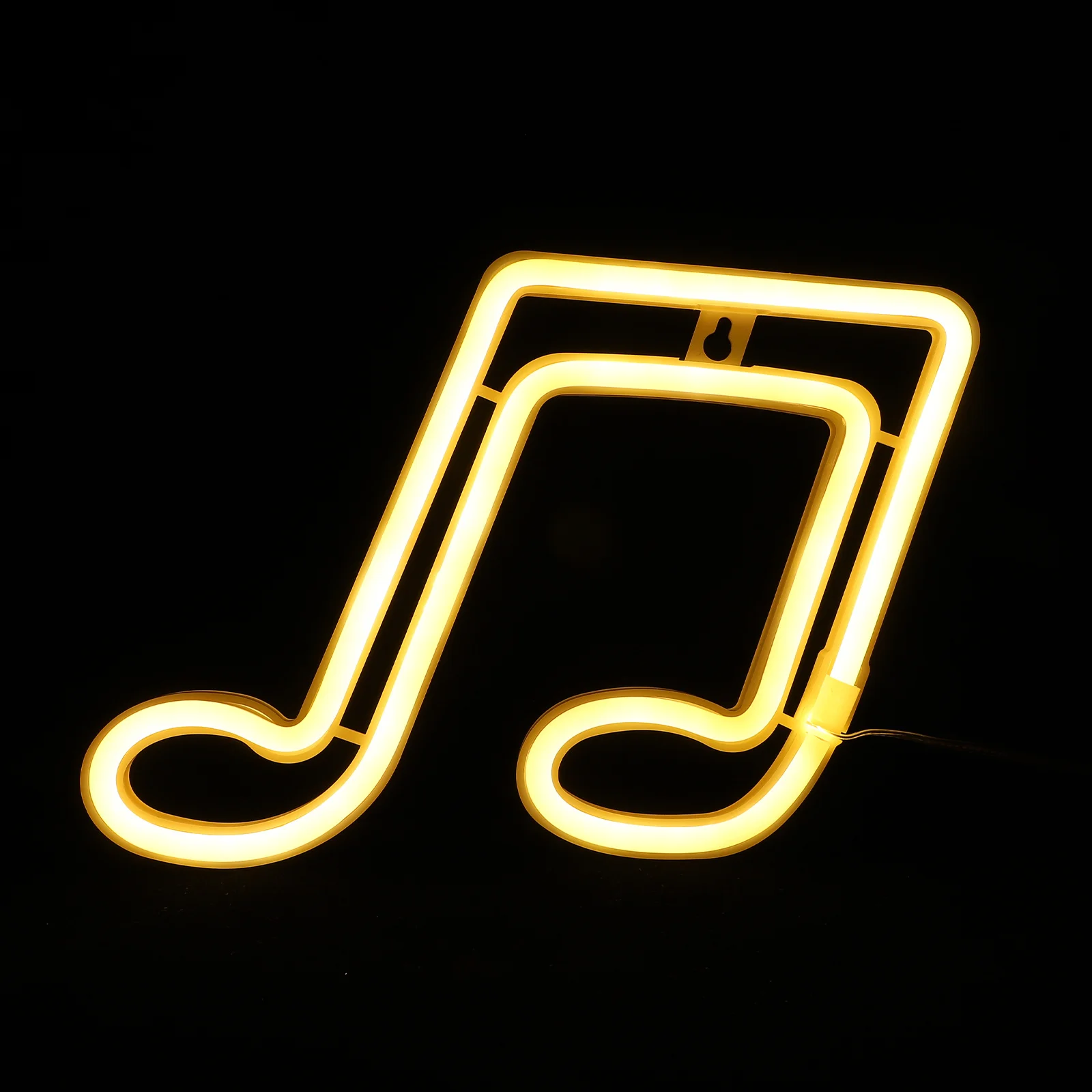 

1Pcs Musical Note Neon Light LED Modeling Lamp Warm Glow Decor for Bedroom Bar Tabletop Indoor Atmosphere Lighting