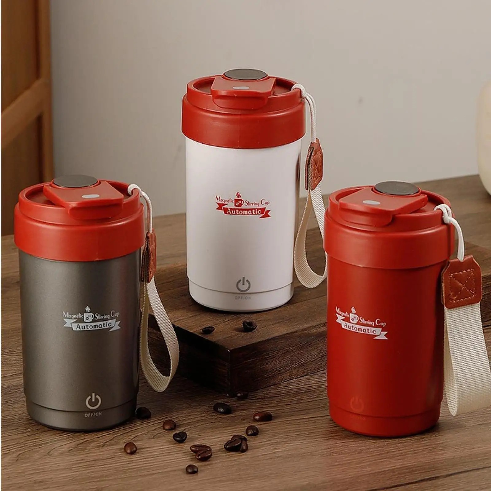 Auto Stirring Mug 300ml Tea Milk Juice Coffee Cup for Hiking Kitchen Bedroom
