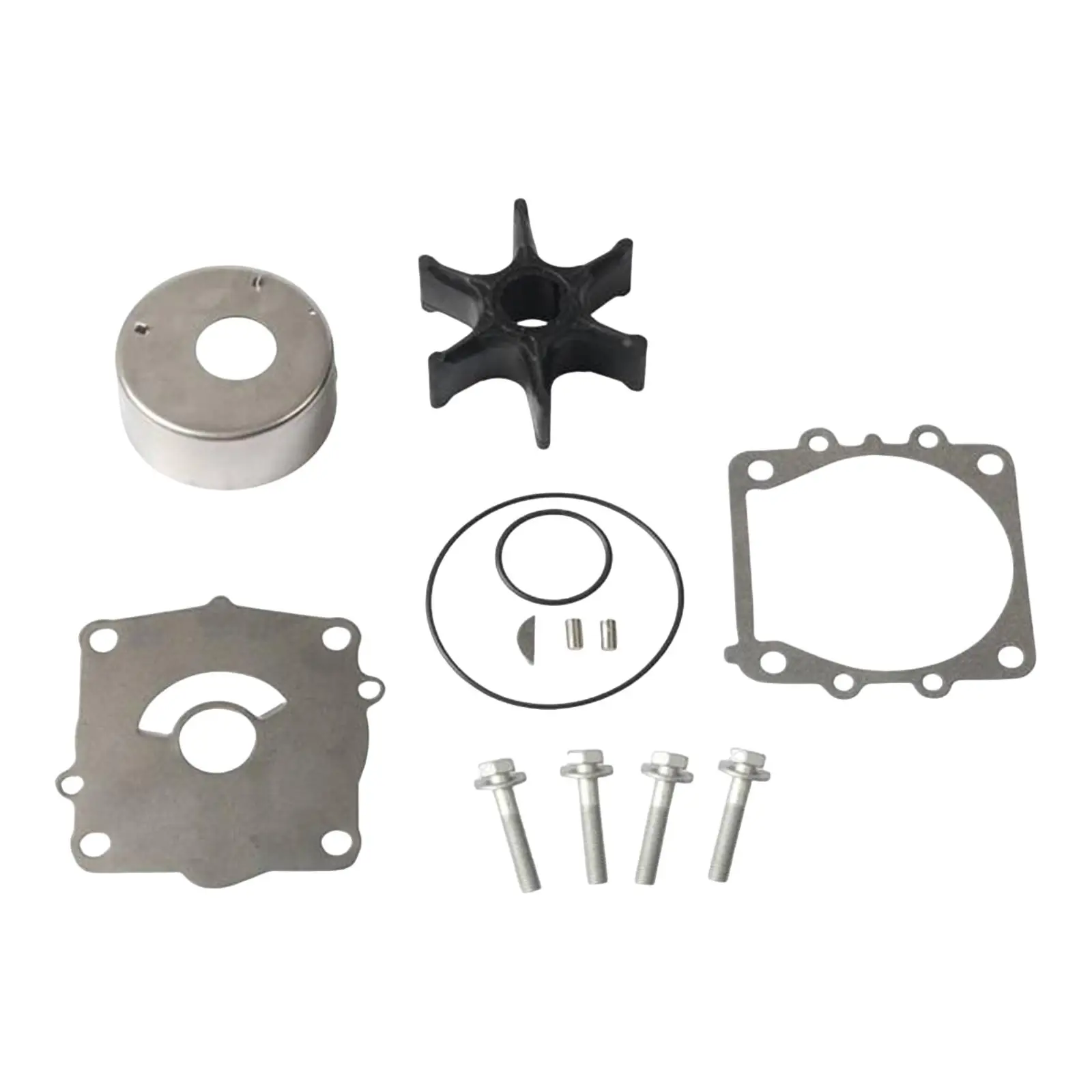 Water Pump Impeller Repair Kit 61A-44311-01 for Yamaha Ourboat Models 2002-2010 LF115 Easy Installation High Reliability