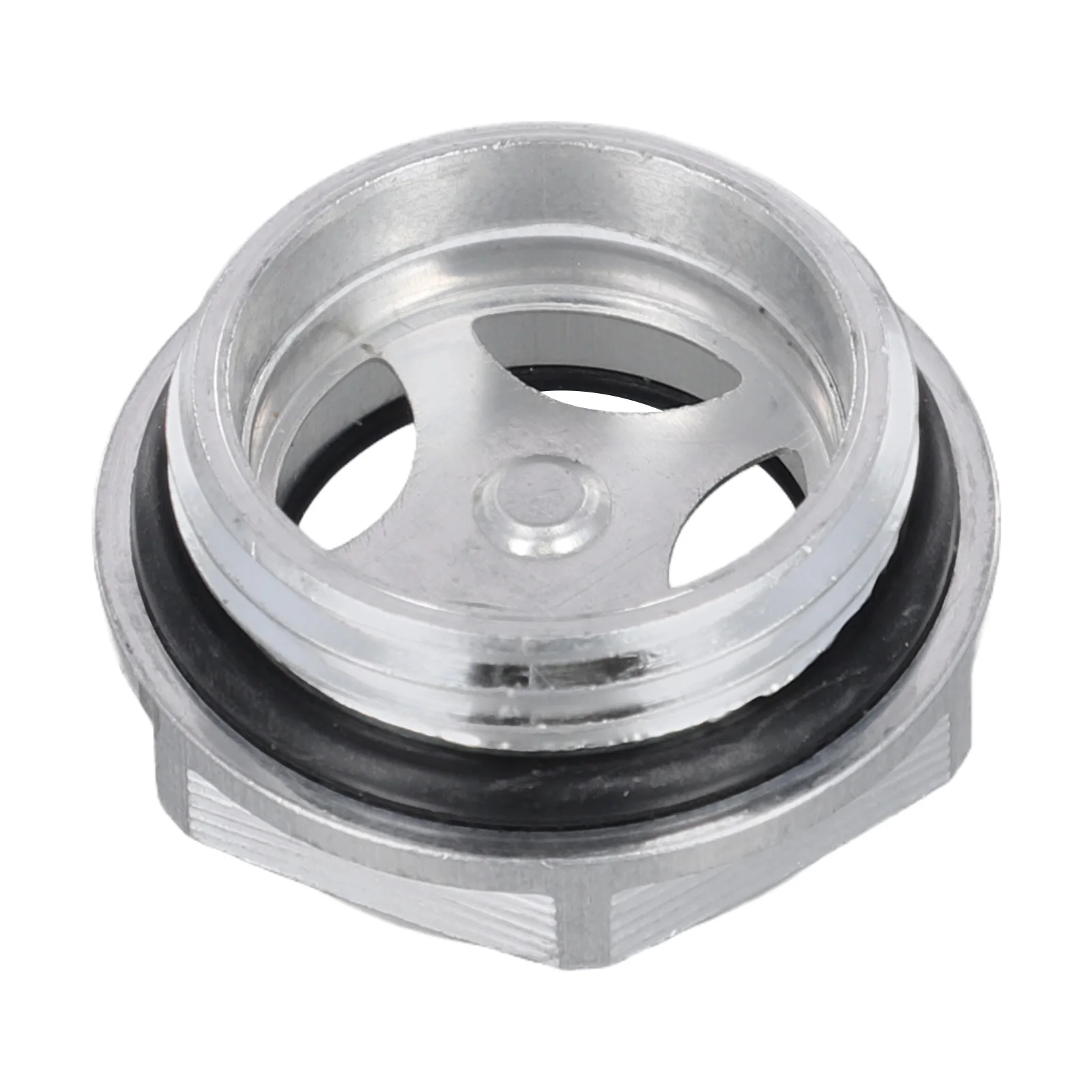 

Air Compressor Oil Sight Glass Aluminum Alloy G1\\\\\\\\\\\\\\\" Thread Pump Tempered Glass 54 Grams And High Quality Brand New