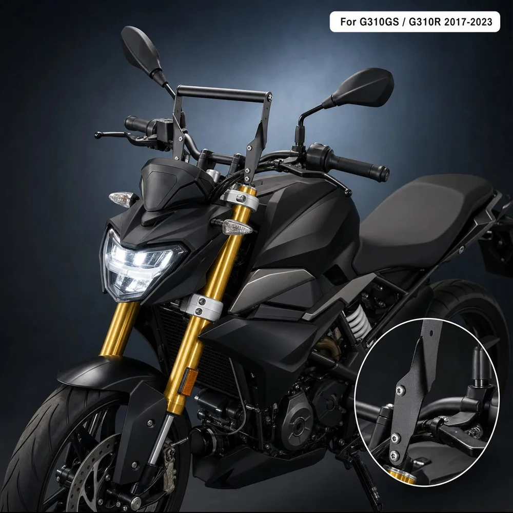 

Motorcycle Accessories Phone GPS Navigation Plate Bracket Handlebar Adapt Holder For BMW G310GS G 310 GS G310R G 310GS G310 R