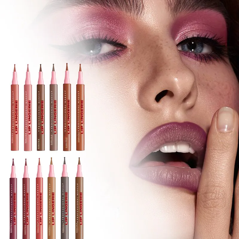 Barvena Lip Liner - Matte Finish for Defining and Creating a Full, Three-Dimensional Lip Shape