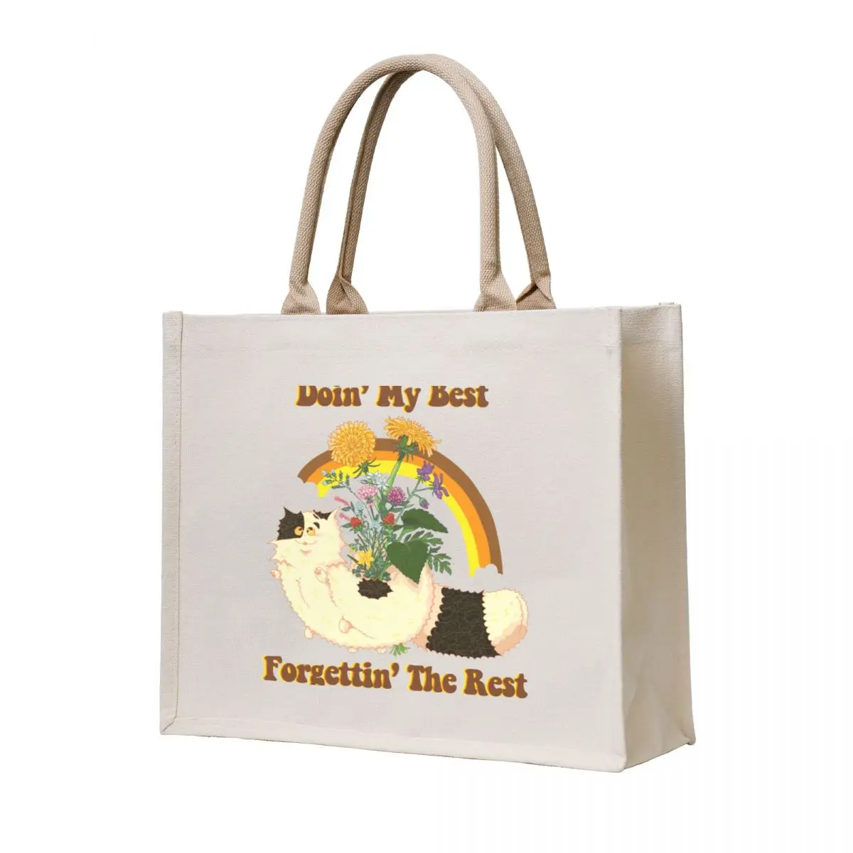 

SammyPillar Does his best Tote Bag canvas tote Shopper bag Customizable tote bag luxury women