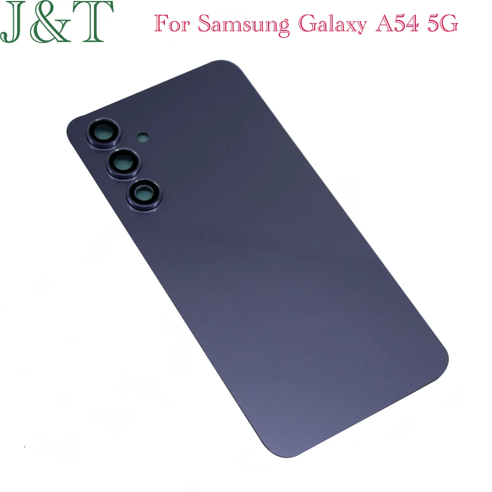 Stylish Battery Cover for Samsung Galaxy A54, Rear Door Glass Housing Case Compatible with SM-A546V SM-A546U With Camera Lens