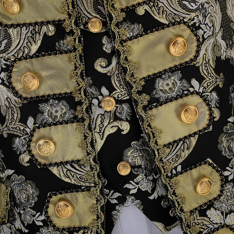 Mens Suits Retro Europe Court Stage Show Dresses Drama Prince European Performance Suit Mens Suit