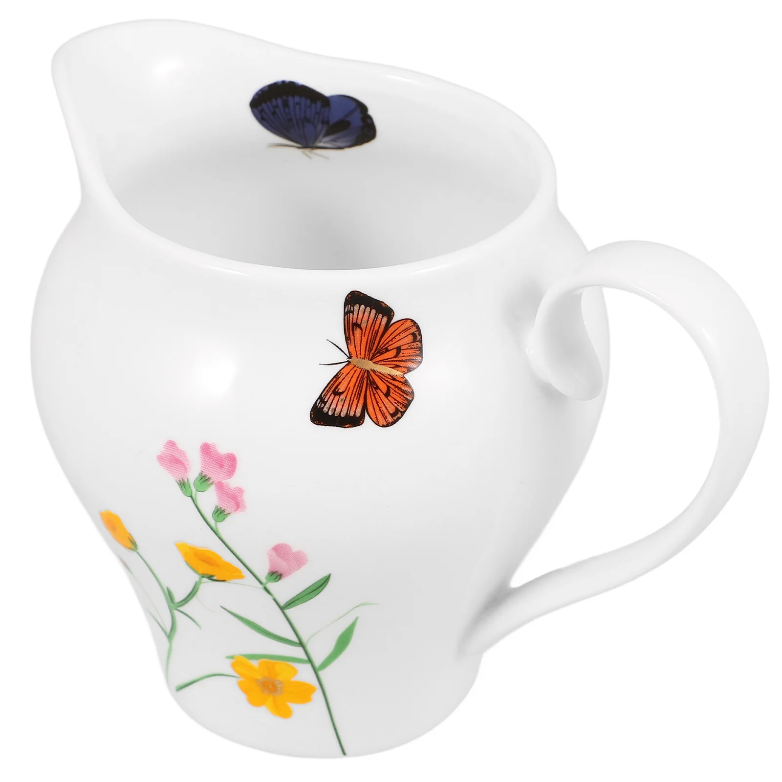 

Ceramic Milk Pitcher Ceramic Creamer Long-Lasting Use Comfortable Touch Modern Look Multi-Use for Milk Coffee Syrup Home