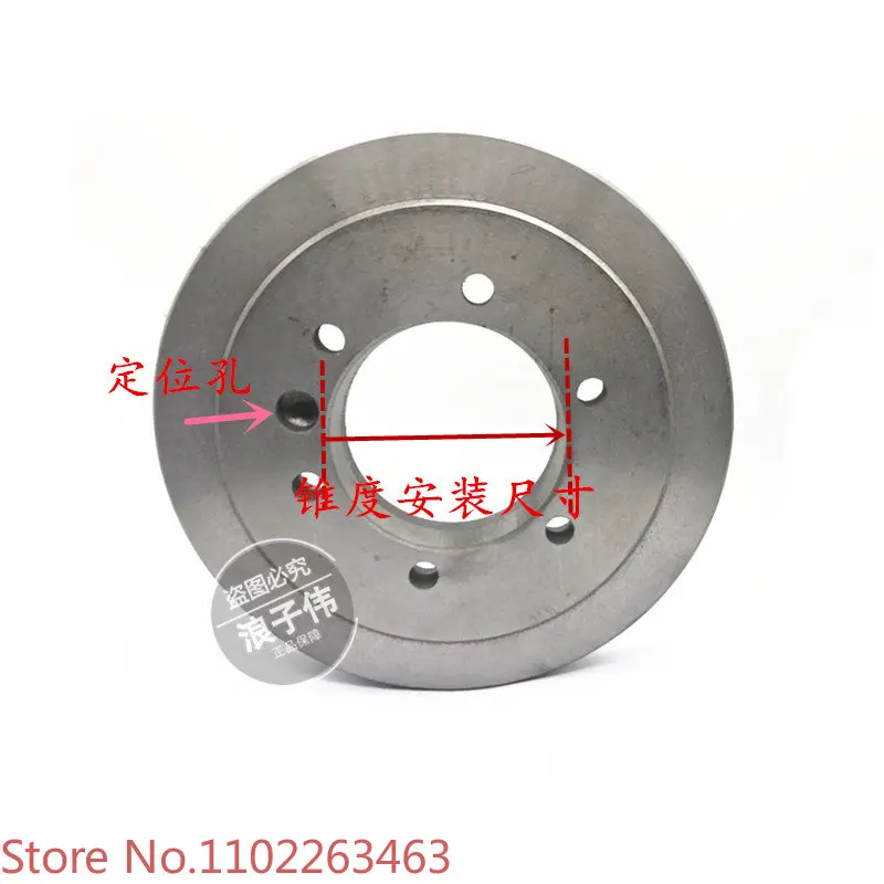 

CNC lathe three jaw chuck A-type flange connection packing transition plate 200A25/A26 250A26/28