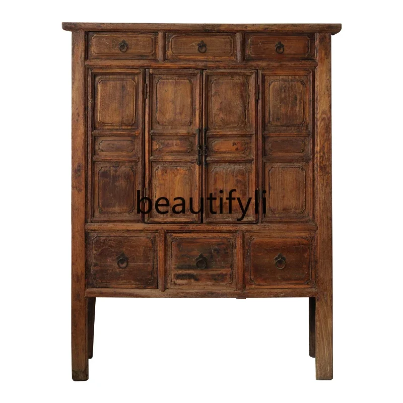 

ss25 Chinese side cabinet solid wood, locker retro cabinet Ming and Qing classical furniture, storage cabinet