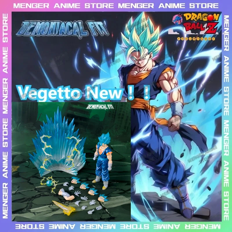 

New Original Demoniacal Fit SHF Dragon Ball Z Super Saiyan Blue Vegetto Ultimate Ace Anime Action Figure Model Toys Collectible