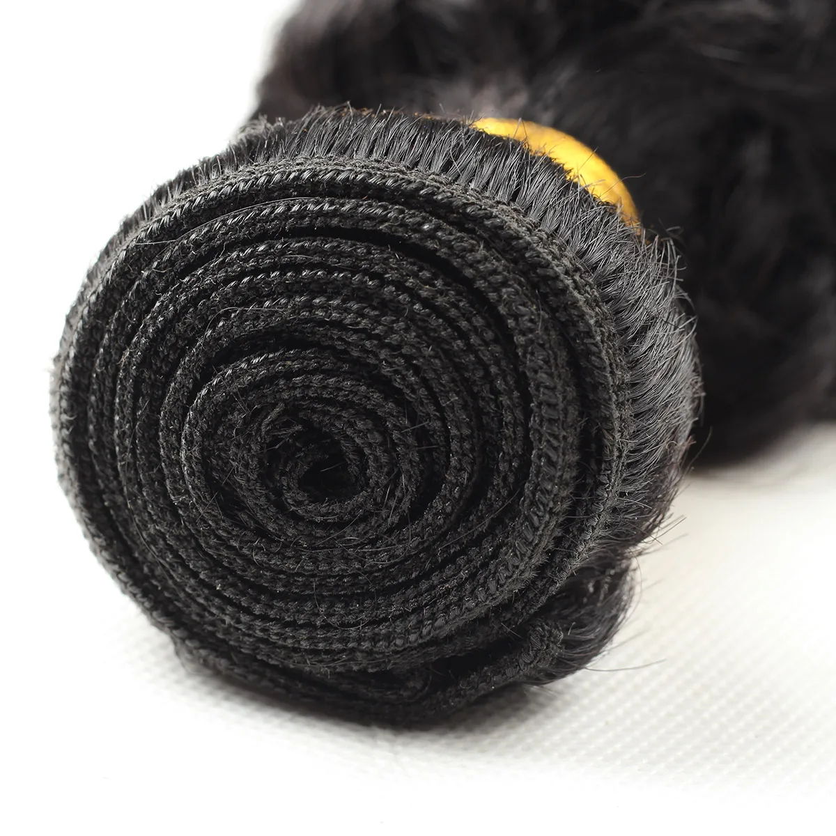 Extensiones de cabello humano rizado Afro birmano, 1/3/4 mechones, extensiones de cabello crudo superior, onda de agua profunda virgen sin procesar