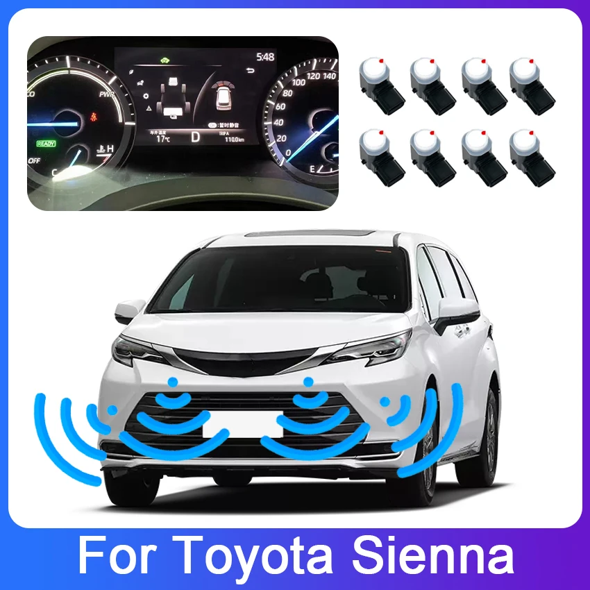 

New! Original Sensors Car Parking Sensor Assistance Backup Radar Buzzer System For Toyota Sienna SE XLE XL30 2020-2025